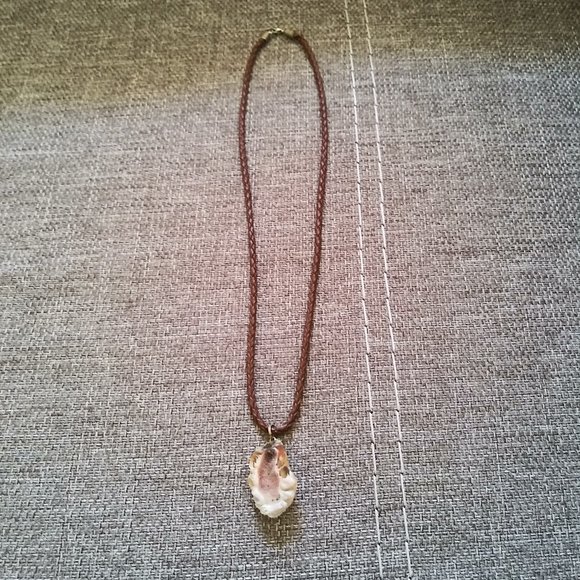 **SALE, SALE** Natural Light Brown & Gray Agate Necklace - Picture 8 of 12